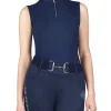 Sleeveless athletic equestrian shirt